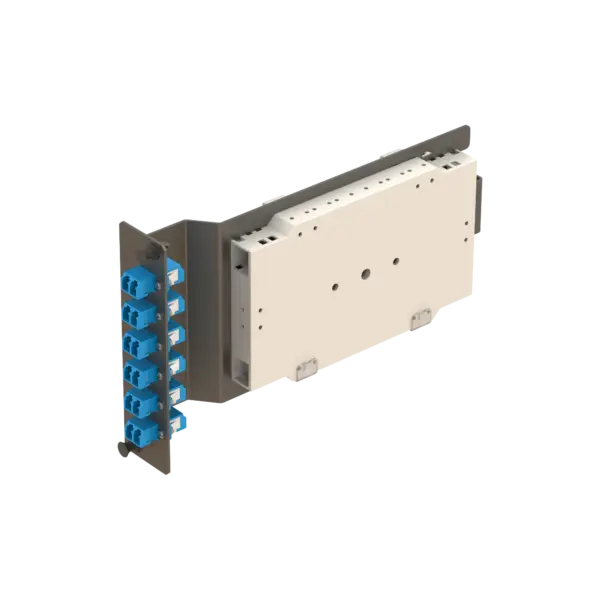 6x-lc-dupleks-sub-rack-splice-modulu-sub-rack-panelleri-samm-teknoloji-6290-13-B 6x LC Dupleks Sub-rack Splice Modülü **Pigtails are sold separately.