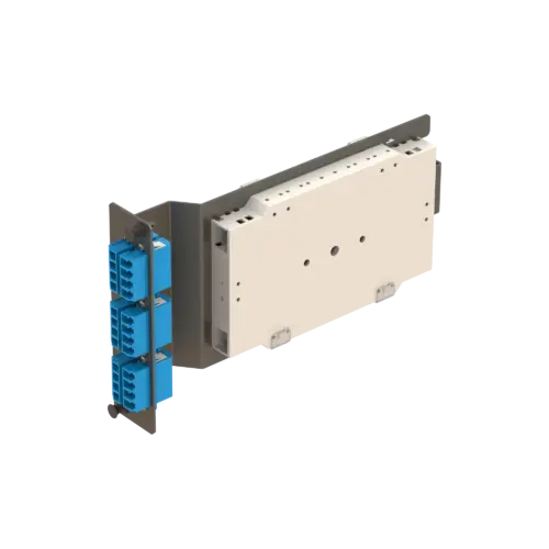 6x-lc-quad-sub-rack-splice-module-3u-sub-rack-panels-samm-teknoloji-6291-13-B 6x LC Quad Sub-rack Splice Module **Pigtails are sold separately.