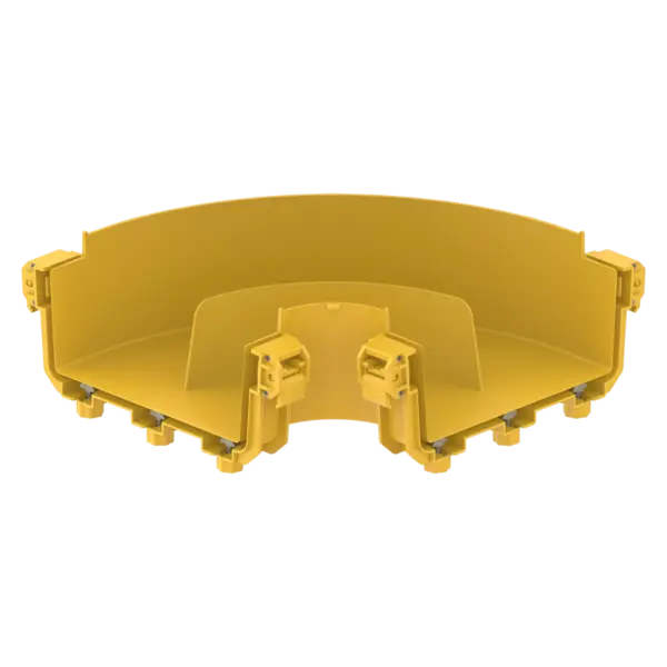 FDS_200mm 90˚ Horizontal Elbow Connection Body