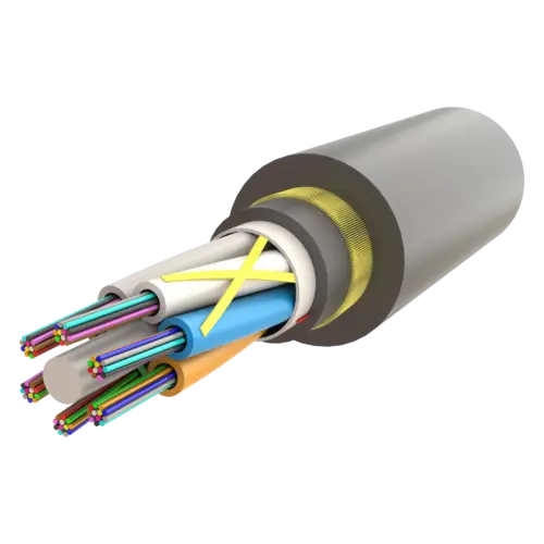 ADSS Gel-Filled Dry Core Non-Armoured Multi Loose Tube Double Jacket Cable 12F to 72F - AT-D1Q2Y(ZN-AY)2Y - 13mm