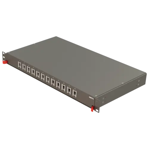 Bright Series | Rail Sliding | 12 Straight Holes | FP11 | Empty Patch Panel