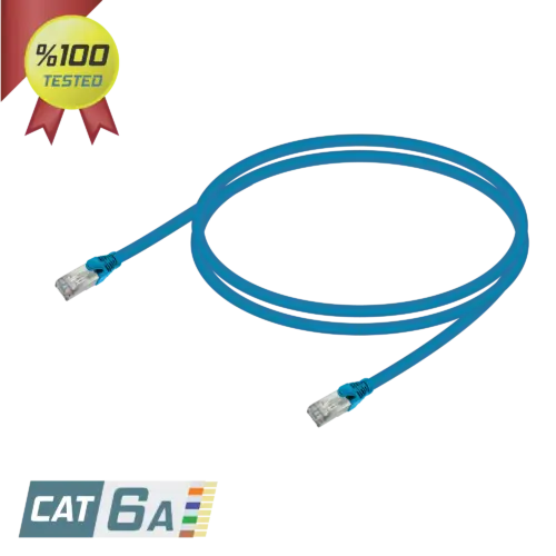 cat6a-sftp-26awg-patch-cord-lszh-blue-copper-patch-cord-samm-teknoloji-4869-10-B CAT6A S/FTP 26AWG Patch Cord | LSZH | Blue
