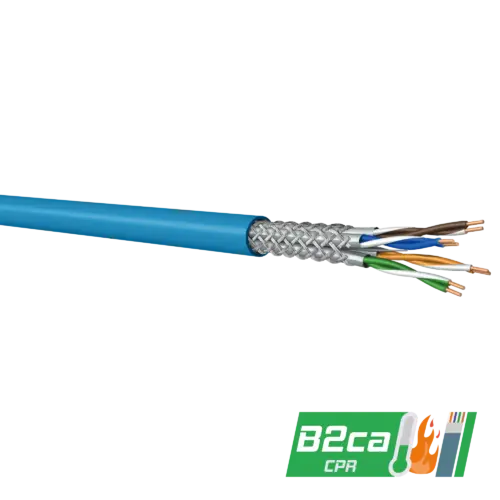 cat6a-sftp-data-cable-500-mhz-lszh-b2ca-500m-copper-network-cables-samm-teknoloji-16131-10-B CAT6A S/FTP Data Cable | 500 MHz | LSZH-B2ca | 500m | Blue