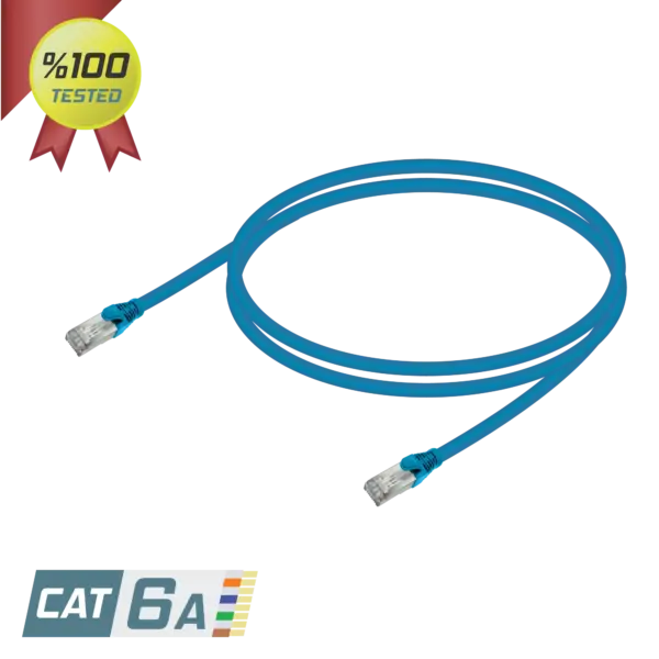 cat6a-sftp-patch-cord-lszh-mavi-bakir-patch-cord-samm-teknoloji-4869-10-B CAT6A S/FTP 26AWG Patch Cord | LSZH | Mavi
