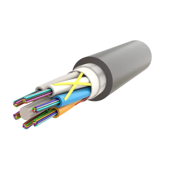 Çok Tüplü Fiber Optik Kablo | Gel-Filled Dry Core | AT-D1Q(ZN-GY)B2Y | Up to 72F