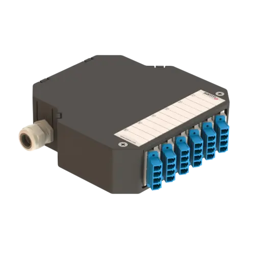 din-rail-fiber-optic-termination-box-6-lc-quad-angled-dp1-din-rail-termination-boxes-samm-teknoloji-6499-95-B DIN Rail Termination Box | 6 LC Quad Angled | DP1