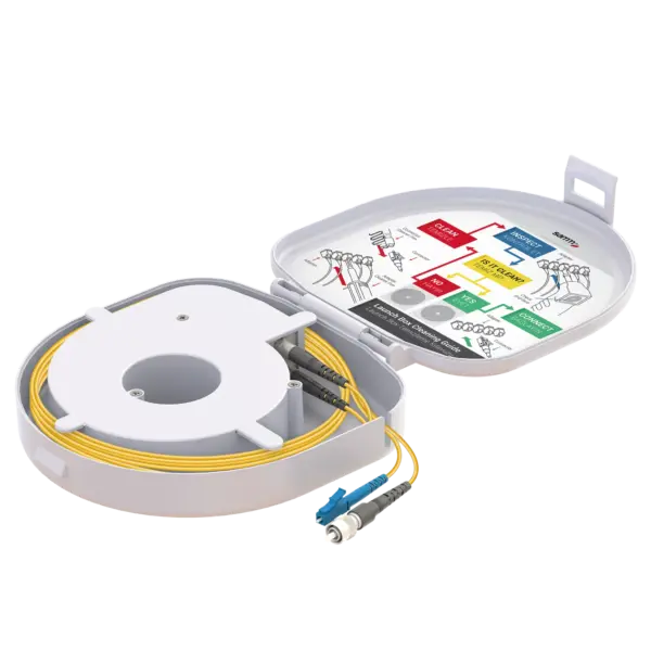 Doğrudan Konnektörlü Fiber Optik OTDR Launch Box | Single Mode G657.A2 | LC UPC/FC UPC | 1000 metre
