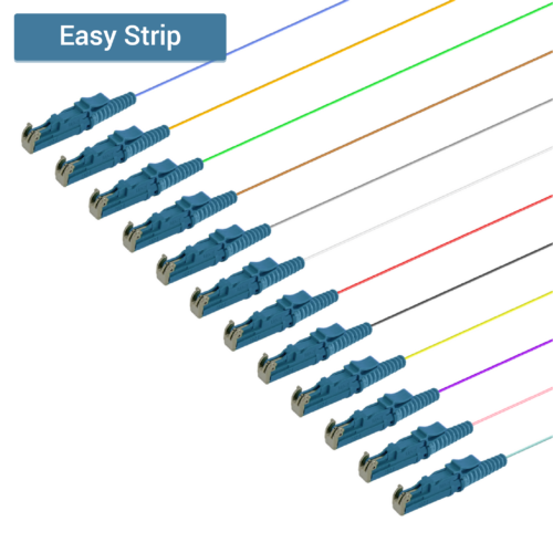 LSH/UPC 12 Fiber Pigtail | Single Mode G657.A2 | 0.9mm