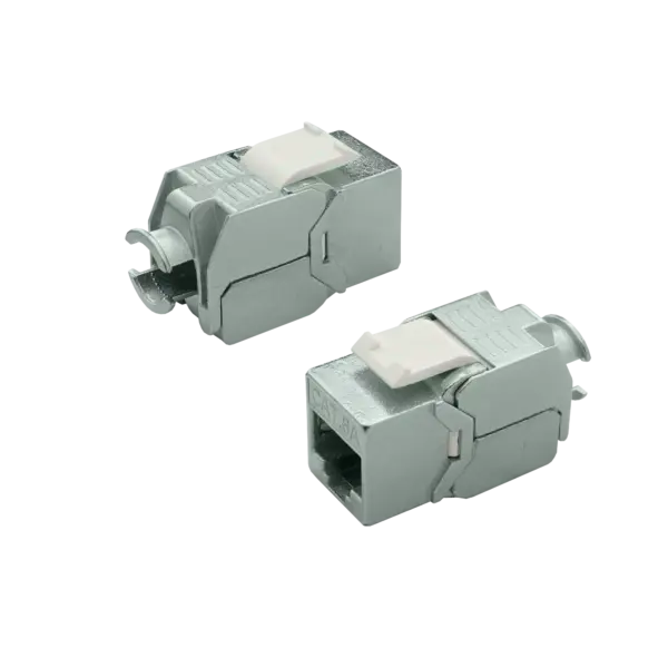 Ekranlı | Category 6A Jack-Jack Keystone 180°