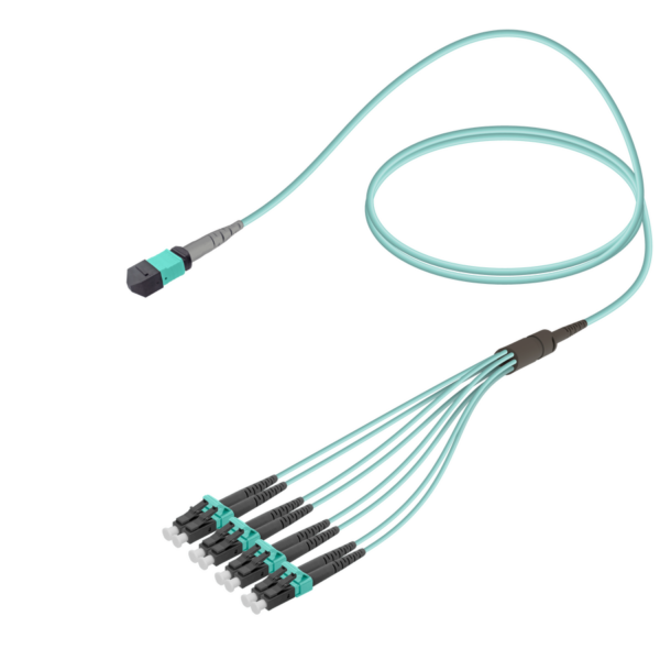 female-mtp-elite-to-lcupc-fanout-base-8-multi-mode-g651-om3-30-18mm-mtplc-fanout-samm-teknoloji-2731-63-B Female MTP Elite to LC/UPC Fanout | Base-8 | Multi Mode G651.OM3 | 3.0/1.8mm