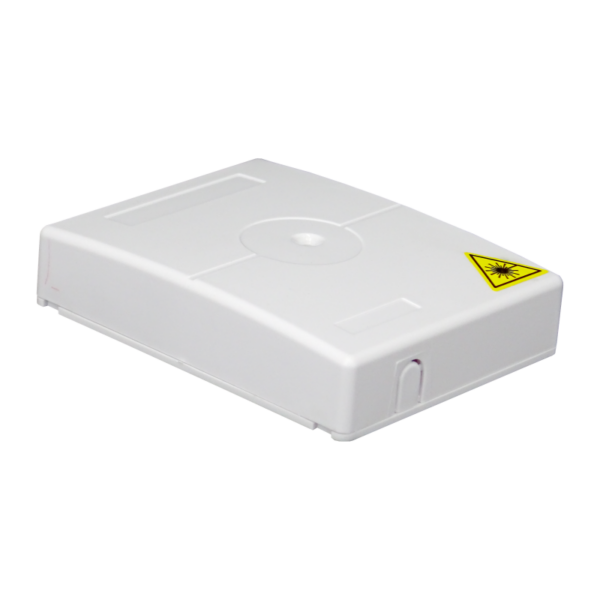 Indoor Termination Box | 2 Patch 4 Fibers 2 Ports | Compact Vertical Design