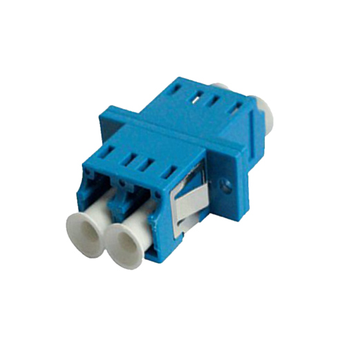 LC Duplex Adapter | w/ Flange