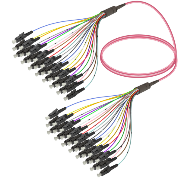 lc-upc-lc-upc-24-fibers-fanout-multi-mode-g651-om4-30-09mm-multi-mode-fan-out-24-fibers-samm-teknoloji-2668-60-B LC/UPC-LC/UPC | 24 Fibers Fanout | Multi Mode G651.OM4 | 3.0/0.9mm