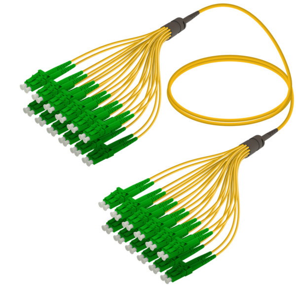 LC/APC-LC/APC | 24 Fibers Fanout | Single Mode G657.A2 | 3.0/1.8mm