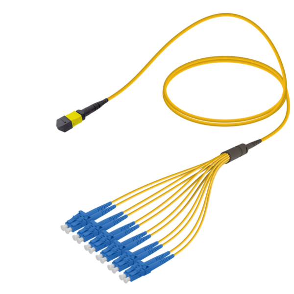Male MTP Elite to LC/UPC Fanout | Base-12 | Single Mode G657.A2 | 3.0/1.8mm