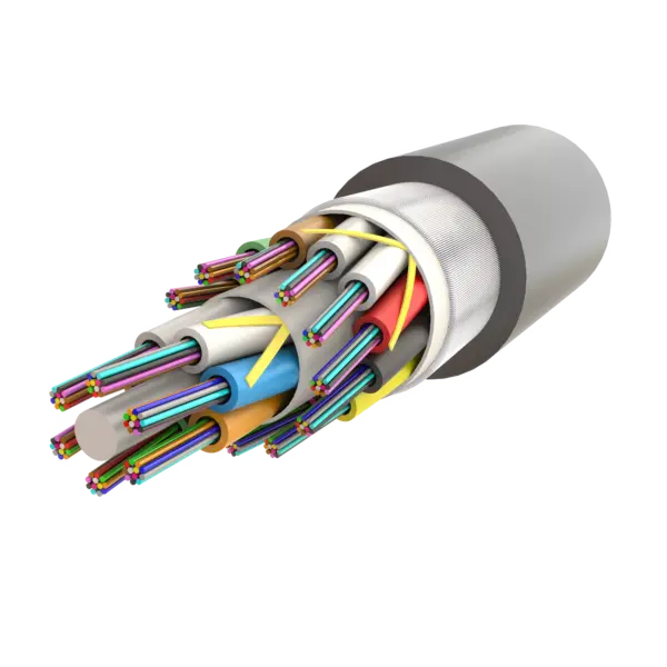 Metal İçermeyen Zırhlı Çoklu Loose Tube Fiber Optik Kablo | Jel Dolgulu | UT-D1Q(ZN-GY)BH | 216F’ye kadar | Universal