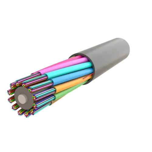 Micro-Duct Multi Loose Tube Fiber Optic Cable | Gel-Filled Dry Core | AT-D3Q2Y | Up to 144F