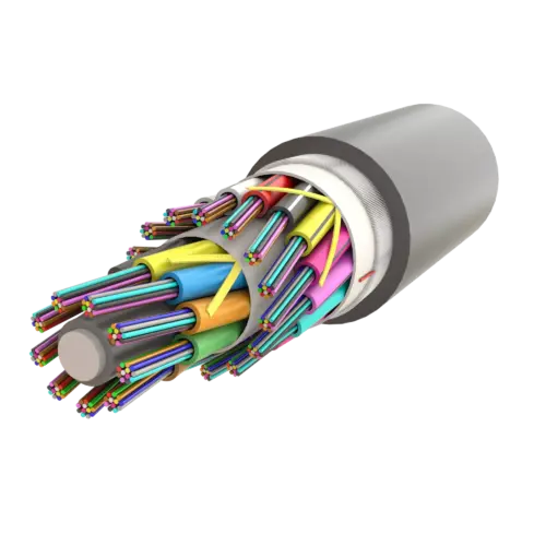 Mini-Duct Multi Loose Tube Fiber Optic Cable | Gel-Filled Dry Core | AT-D1Q2Y | 288F