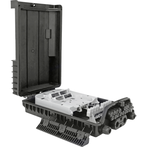 outdoor-termination-box-1-tray-24-fibers-16-ports-16-plc-362217-outdoor-termination-boxes-samm-teknoloji-1219-25-B Outdoor Termination Box | 1 Tray 24 Fibers 16 Ports 16 PLC | 362217