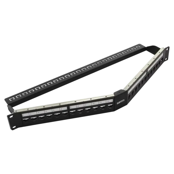 panel-1u-shld-unl-ang-24p-bakir-patch-panel-4792-17-B Boş Modüler Açılı Patch Panel | 1U CAT-6A | 24 Port