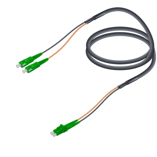 SC/APC-LC/APC | Single Mode G657.A2 Universal FTTA Breakout | 7.0x2.0mm
