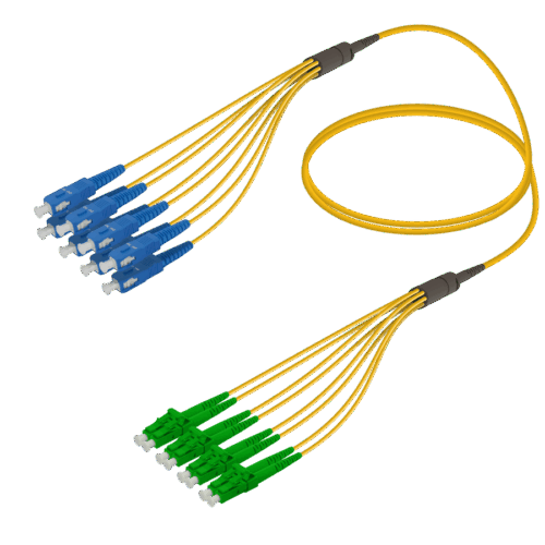 sc-upc-lc-apc-8-fiber-fanout-single-mode-g657-a2-30-18-single-mod-fanout-8-fiber-samm-teknoloji-2501-51-B SC/UPC-LC/APC | 8 Fiber Fanout | Single Mode G657.A2 | 3.0/1.8mm