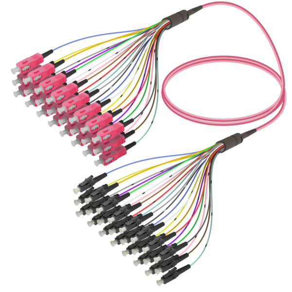 sc-upc-lc-upc-24-fibers-fanout-multi-mode-g651-om4-30-09mm-multi-mode-fan-out-24-fibers-samm-teknoloji-2669-60-B SC/UPC-LC/UPC | 24 Fibers Fanout | Multi Mode G651.OM4 | 3.0/0.9mm