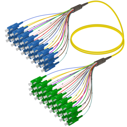 SC/UPC-SC/APC | 24 Fibers Fanout | Single Mode G657.A2 | 3.0/0.9mm