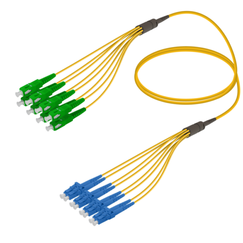 scapc-lcupc-8-fibers-fanout-single-mode-g657a2-3018mm-single-mode-fan-out-8-fibers-samm-teknoloji-2502-51-B SC/APC-LC/UPC | 8 Fibers Fanout | Single Mode G657.A2 | 3.0/1.8mm