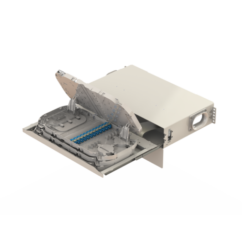 splice-to-patch-fiber-management-shelves-19-2u-tray-type-shelves-samm-teknoloji-1070-24-B Splice to Patch Fiber Management Shelves | 19" 2U