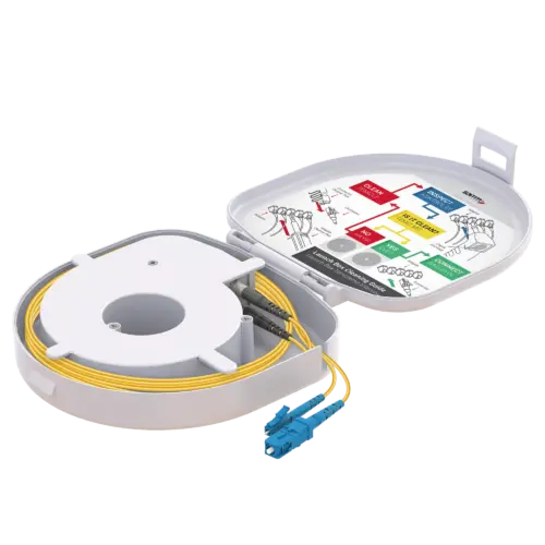 Through Type Fiber Optic OTDR Launch Box | Single Mode G657.A2 | SC UPC/LC UPC | 1000 meters