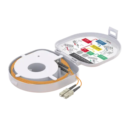 through-type-otdr-launch-box-om1-sc-upc-sc-upc-150-m-otdr-launch-box-samm-teknoloji-4624-10-B Through Type Fiber Optic OTDR Launch Box | Multi Mode G651.OM1 | SC UPC/SC UPC | 150 meters