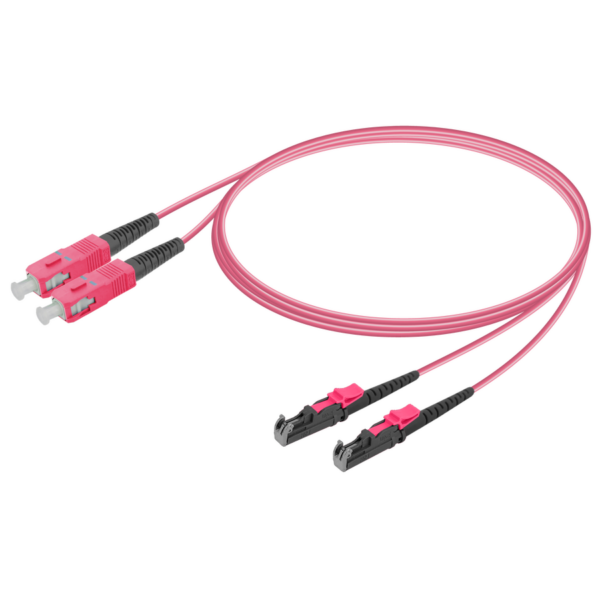 SC/UPC-LSH/UPC | Multi Mode G651.OM4 Duplex Patch Cord | 2.0x4.1mm